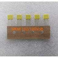 MKM 102 CAPACITOR - 100VOLT CAPACITOR 102J 100V GOOD QUALITY