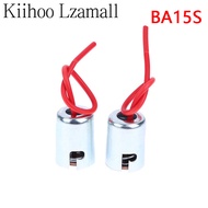 2ชิ้น BA15S BA15D BA9S เบรครถ T9ที่ใส่ไฟสัญญาณเลี้ยวหลอดไฟซ็อกเก็ตหลอดไฟฮาโลเจนขั้วต่อหางเปีย
