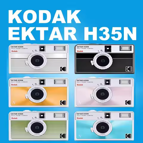 KODAK EKTAR H35N Half Frame Camera Original 35mm Film Camera Reusable Film Camera With Flash Light B