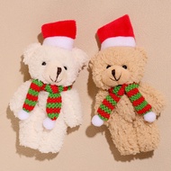 Christmas Scarf Bear Blush Bear Doll Gift Souvenir Cake Teddy Bear Doll Plush Doll Pendant PZ2B