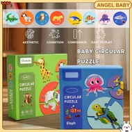Circular Puzzle Early Childhood Cognitive Development Animal Cognitive Training Matching Toys
