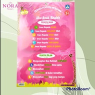 2-in-1 Poster for Children - Pillars of Faith & Islam Series