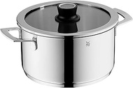 WMF Vari Ocuisine Cooking Pot Diameter 24 cm with Glass Lid Stainless Steel, Silicone Rim, Dishwasher Safe