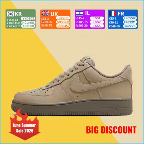 Nike Air Force 1 Low Unisex Sneakers - Iconic Style, Cushioned Comfort & Durable for Everyday Wear H