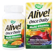 Nature's Way Alive Once Daily Adult Multivitamin, Ultra Potency, Food-Based Blends (120 Tablets)