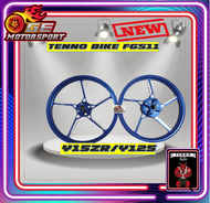 TENNO BIKE SPORT RIM FG511 Y15ZR /Y125 (1.6/17 - 4Lubang Depan/Belakang)