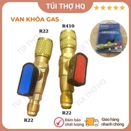 Gas shutoff valve, straight ball shutoff valve r22 and r410