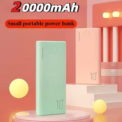 20000mAh Ultra Slim Portable Charger High Capacity Power Bank for iPhone Samsung Xiaomi Phones
