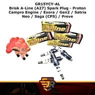Brisk A-Line (A7) Spark Plugs {GR15YCY-AL} - Proton Campro Engine / Exora / Gen2 / Satria Neo / Saga