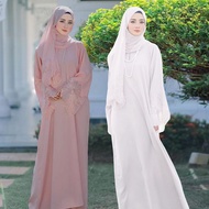 M189# empat warna wanita Muslim gaun Malay Indonesia dengan scarf kepala