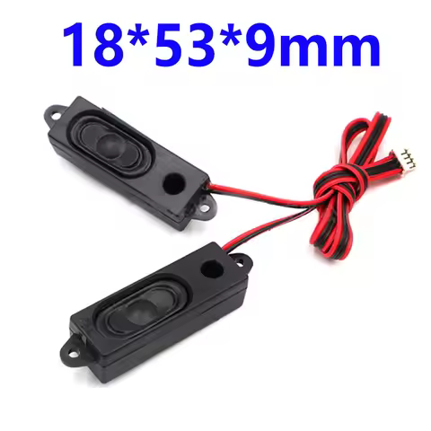 1Pair NEW LCD Monitor/TV Speaker Horn 2W 8R 1853 5318 Loud Speaker 8 Ohms 2Watt 8R 2W 18*53*9MM Thic
