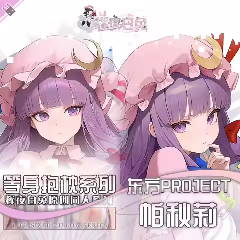 Patchouli Knowledge Touhou Project Long Dakimakura Hugging Body Pillow Case Cosplay Anime Double-sid