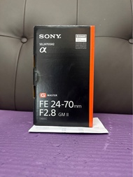 歡迎 Trade IN 😍😍😍 全新未用過 香港行貨有保用 （可自行登記） Sony FE 24-70 24-70mm F2.8 GM II 二代 最新款
