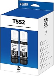 552 Black Ink ET-8550 ET 8550 552 Photo Black Ink ET-8500 ET 8500 552 Ink Refill Bottles Compatible 