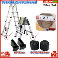 2PCS Telescopic Ladder Anti-Slip Rubber Feet - Universal Round Foot Protectors with Various Sizes (6