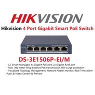Hikvision DS-3E1506P-EI/M Hikvision 4 Port Gigabit Smart PoE Switch - Hikvision Smart POE Switch