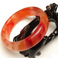 huangfuqiang Agate Bracelet Chicken Blood Red Jade Glass Lady Small AmountFashion Bangle Bracelets