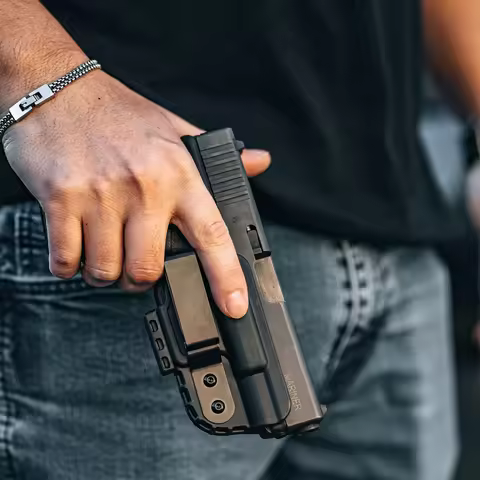 Ambidextrous Iwb Holster for Glock17 Glock19 Glock26, Universal 9mm Inside Waistband Holster G17 G19