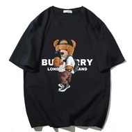Mens Tshirt Bear Luxury Causal Blacks Blouse Male Clothing cotton