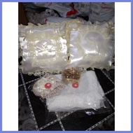 ♛ ℗ ❥ wedding pillows pair,arras, cord and second veil set