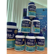 Omega 3 FISH OIL 1000mg by OCEAN HEALTH, Pure from New Zealand sea FISH OIL.