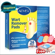 (Ready Stock)ALIVER Wart Remover Pads Corn Remover 鸡眼贴 24 Patches Per Box With Free Gift
