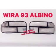 Wira 92 93 TAIL LAMP ALBINO FULL WHITE CLEAR PUTIH + BACKUP LAMP / LAMPU BELAKANG REFLECTOR / NO PLA