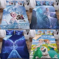 frozen 冰雪奇緣 床單套裝 床上用品 床笠 枕頭袋 枕套 被套 elsa anna olaf 雪寶 魔雪奇緣 家居 日用品 艾莎