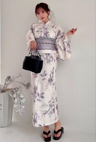 grl日系碎花浴衣套裝連腰帶 三上悠亞同款