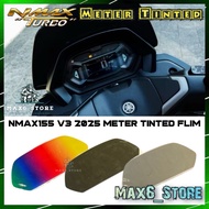 YAMAHA NMAX155 V3 2025 METER TINTED TITANIUM SMOKE BLACK NMAX V3 METER FILM PROTECTED FILM TRANSPARE