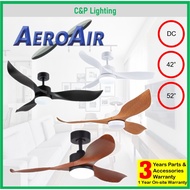 Aeroair AA120 42" / 52" DC Motor Ceiling Fan 3 Blades with 3 Tone LED