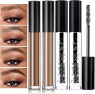 DAGEDA Eyebrow Setting Gel, 4 Packs Brow Fix Gel, Waterproof And Sweat-Proof Eyebrow Repair Liquid B