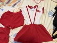 救世軍 紅白色連身裙