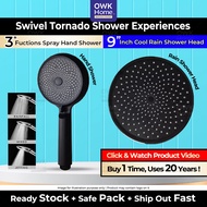 High Pressure Hand Shower | Anti Rust Shower Set | Black Shower Head | Black Shower Head