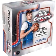 （最後一盒） 2025-26 Topps Chrome Basketball Mega Box（NBA 籃球球星卡大盒版盲盒）