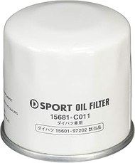 D-SPORT 15681-C011 High Performance Oil Filter Type 2 [Universal for Daihatsu Vehicles/Engine Models