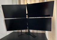 AOC 四螢幕顯示器 + GameMax 電腦主機