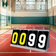 [Homyl] Flip Score Board Score Keeper Digital Scorer 4 digits Score Flipper for Outdoor