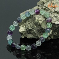 หินฟลูออไรท์ กำไลหินมงคล ขนาด 8 มิล Fluorite ช่วยซ่อมแซมกระดูก ช่วยแก้อาการปวดกระดูกต่างๆ กำไลหินแท้ หินสี กำไล หินฟลูออไรด์ by.ออมทอง