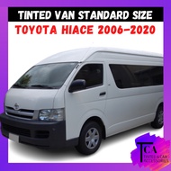 TOYOTA HIACE 2006-2020 Tinted Hitam UV (Gelap 50% 65% 80% 95%) Tinted Van / Tint Van / Tinted Hiace 