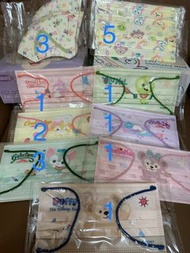 迪士尼口罩 linabell duffy stellalou 米奇 正版