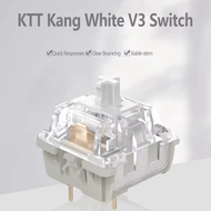 KTT Kang White V3 Custom ear 3 Pins 45g nical Cherry MX Switches RGB SMD Gaming Keyboard Switch YI. 