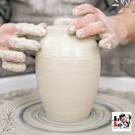 ดินปั้นเซรามิค 10 kg  Ceramic Clay 10 kg: White Clay for Sculpting, Handcraft Kaolin Clay, Lampang W