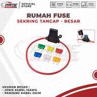 FUSE HOLDER BLADE WATERPROOF RUMAH FUSE TANCAP SEKERING SEKRING