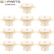 9pin B9A Ceramic Vacuum Tube Socket For 6DJ8 12AT7 6922 B339 CV492 6L13 12AU7 ECC82 ECC81 ECC83 12AX