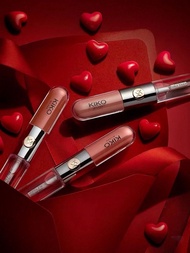KIKO unlimited double touch Long-lasting base colour and transparent gloss義大利KIKO雙頭唇釉2x3ml色號：103#-10