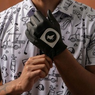 ProSoft - Albatross Black Rubber Golf Glove Pattern Gloves