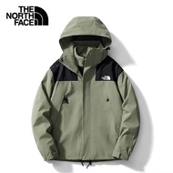 THE NORTH FACE Beijia แจ็คเก็ตคู่ฤดูหนาวอบอุ่นหนากีฬากลางแจ้งเสื้อแจ๊คเก็ตถอดออกได้สามในหนึ่งกันลมแล