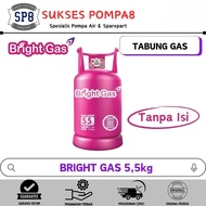 Bright Gas Cylinder (Empty) 5,5Kg / Empty 5,5 Kg Pink Cylinder