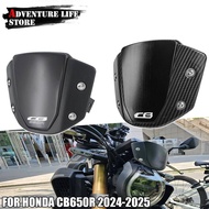 Motorcycle Sports Windshield WindScreen Meter Visor Front Screen Wind Deflector For HONDA CB650R CB 